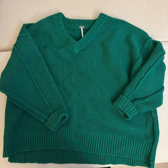 Free People Alli V-Neck Sweater - Picture 2 of 3